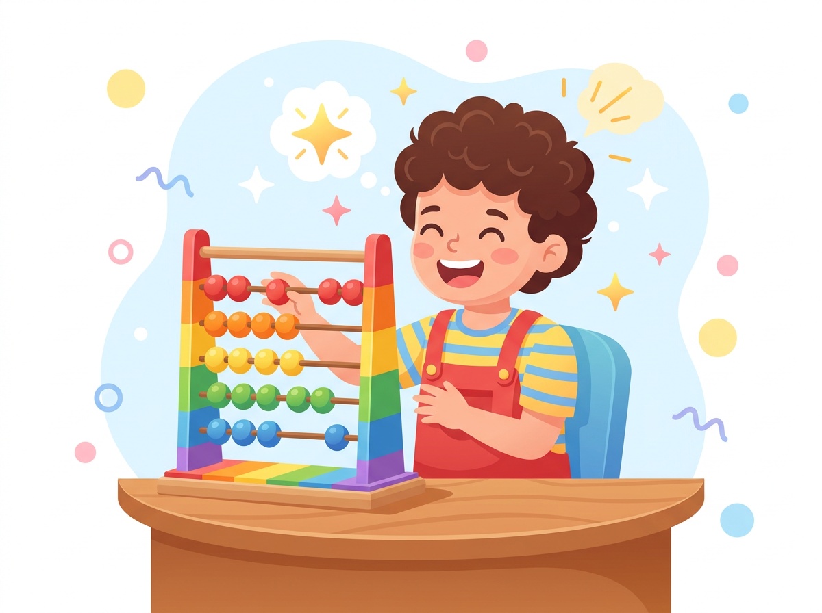 Дети на занятии ментальной арифметикой в SmartyKids Пушкино